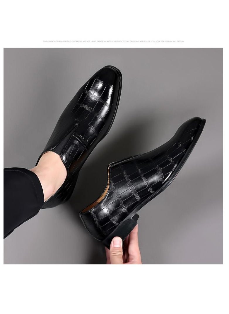 KUYING - New Men's Business Leather Shoes - Image 1