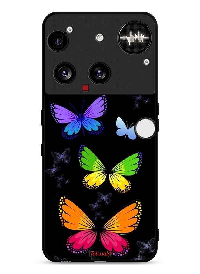 Tolwak Nothing Phone (3) Protective Case Cover Colorful Butterflies - Image 1
