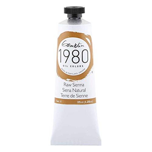 Gamblin 1980 Oil Raw Sienna 37Ml - Image 1