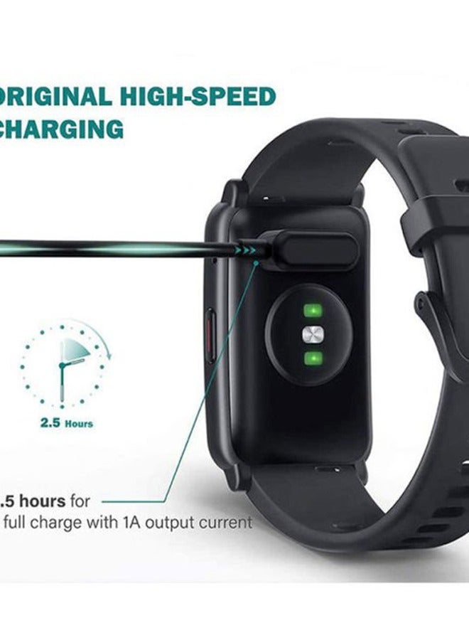 S-Color USB Magnetic Charger Cable For Huawei Watch Fit Band 9 8 7 6  Black - Image 4