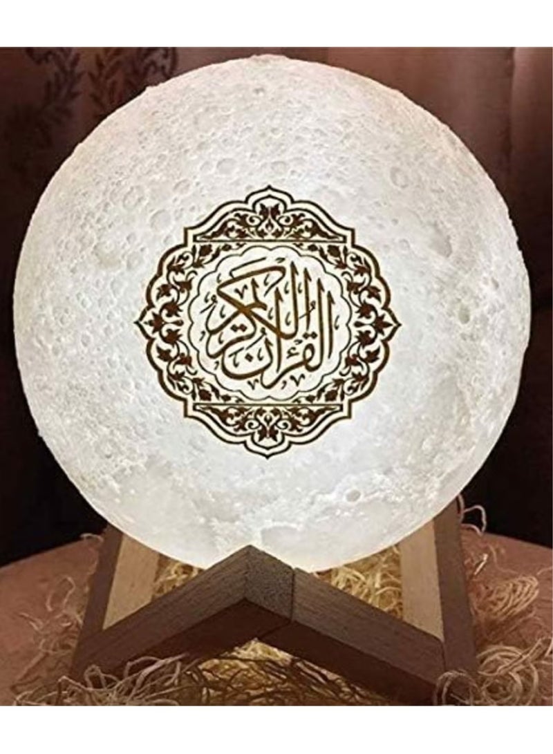 Raxoom 3D Quran Moon Speaker with Bluetooth & Remote Control – Portable Night Light - Image 2