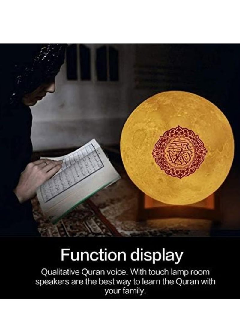 Raxoom 3D Quran Moon Speaker with Bluetooth & Remote Control – Portable Night Light - Image 4
