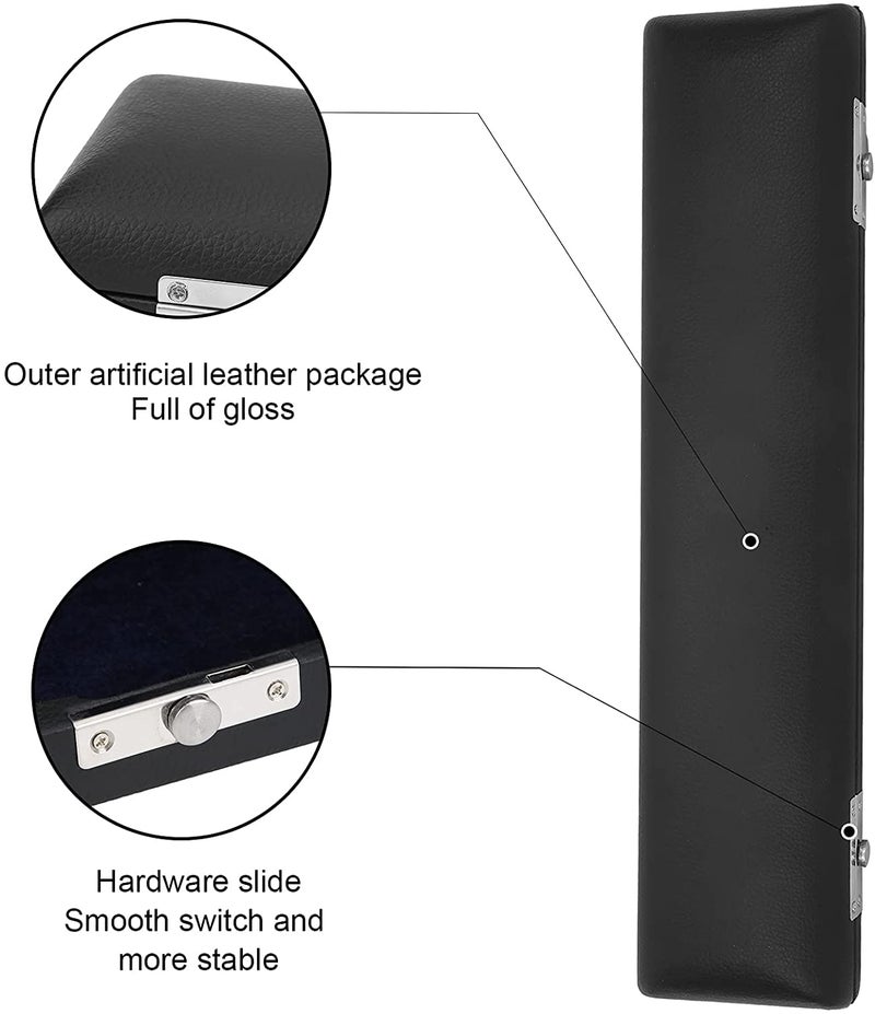 Jiayouy B Foot Joint Flute Case 17 Hole flute Bag Box PU Leather for Flute Players Musician Gift - Image 3