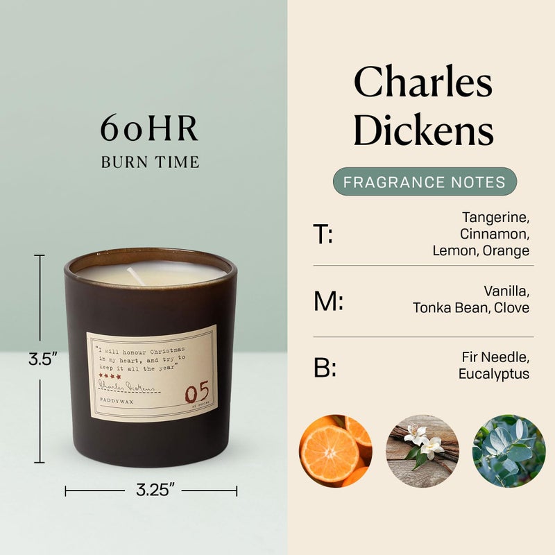 بادي واكس شمعة معطرة برائحة اليوسفي والعرعر والقرنفل من مجموعة ليبراري - Image 3