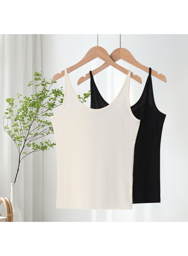 Red Bean Women'S Sleeveless Undershirt Camisole, Thin, Breathable, Seamless, Beautiful Back, For Layering Or Outerwear - Image 4