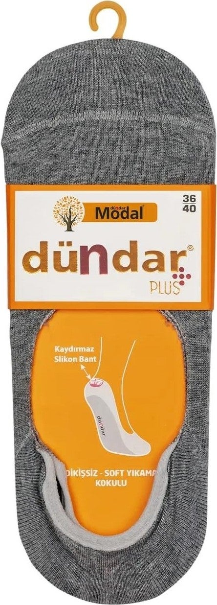 Dündar Women's Modal Ballerina Socks 6913 - 12 Pieces 