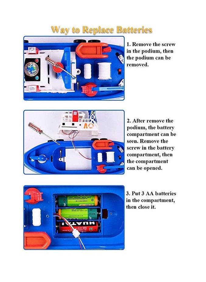 Generic - Creative swimming pool boat toy children's toy electric boat water toy boat - Image 1