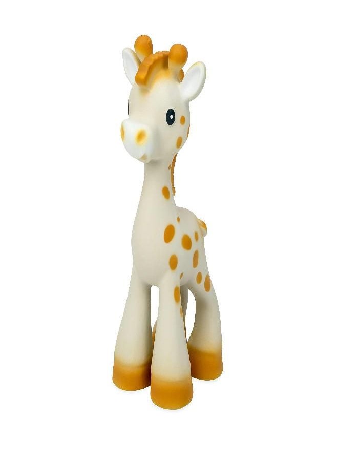 Nuby Nuby Jackie The Giraffe Super Soft Teether Toy with Squeaker, 100% Natural Rubber  - Image 1