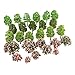 Yetaha 70pcs 39cm Model Trees Model Train Scenery Architecture HO Scale Layout Railroad Architect Diorama Trees for DIY Scenery Landscape Mixed Color - Image 3