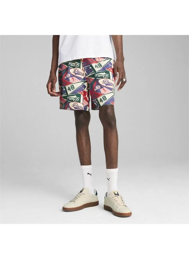 SPORTS LEGACY Graphic Relaxed Shorts 6'' Men