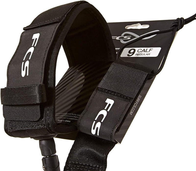 FCS Stand Up Paddle Board Regular Ankle Leash  Black  7 - Image 3