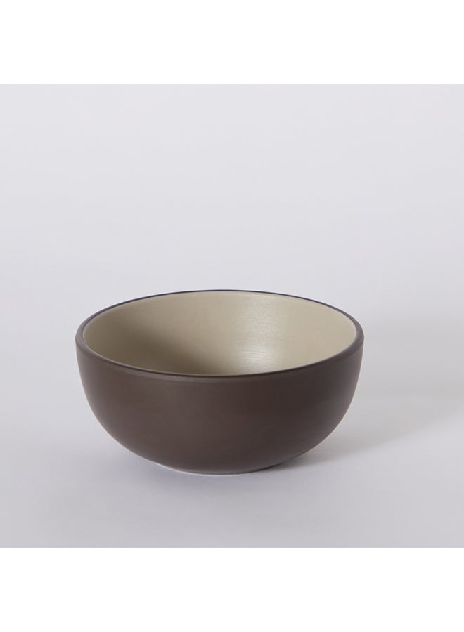 Home Box Mocha Mist 2-Tone Melamine Serving Bowl 16 x 7.5 x 16.5 cm - Image 5
