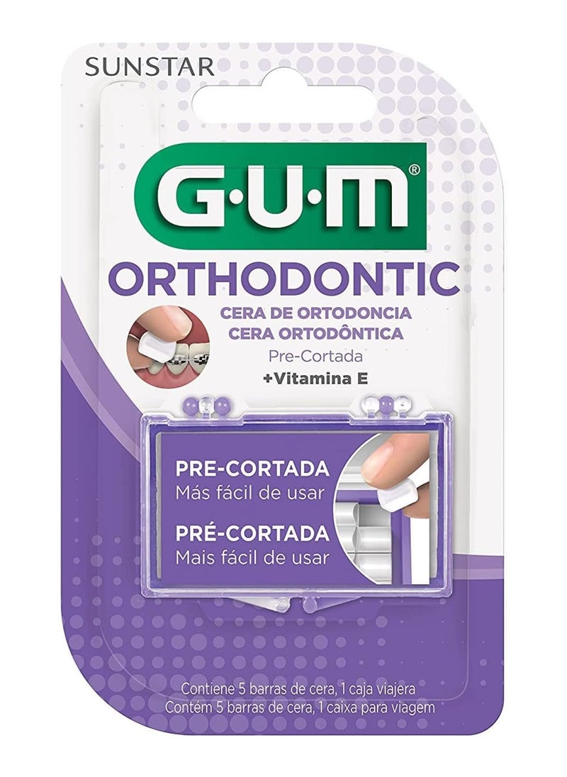 Gum Gum Orthodontic Transparent Wax - Non-Flavoured - With Vitamin E & Aloe  - Image 1