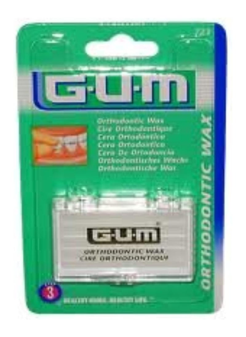 Gum Gum Orthodontic Transparent Wax - Non-Flavoured - With Vitamin E & Aloe  - Image 5