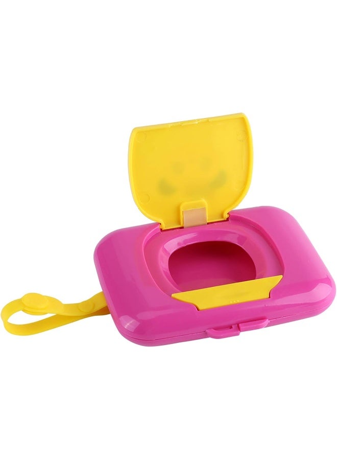 Garosa Portable Baby Wipes Dispenser Holder Cute Wet Wipe Container Outdoor Travel Stroller Wet Wipes Box Reusable Tissue Case Dispenser for Home Office Cars - Image 1
