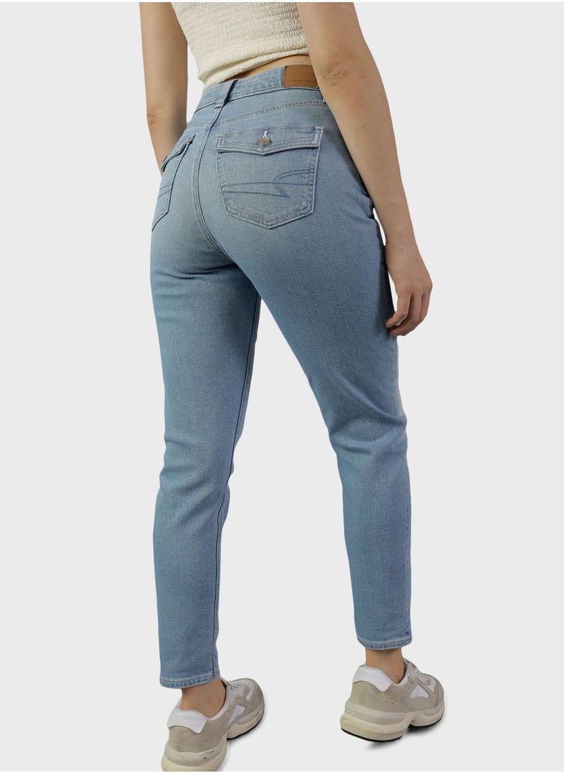 American Eagle - High Waist Mom Jeans - Image 1