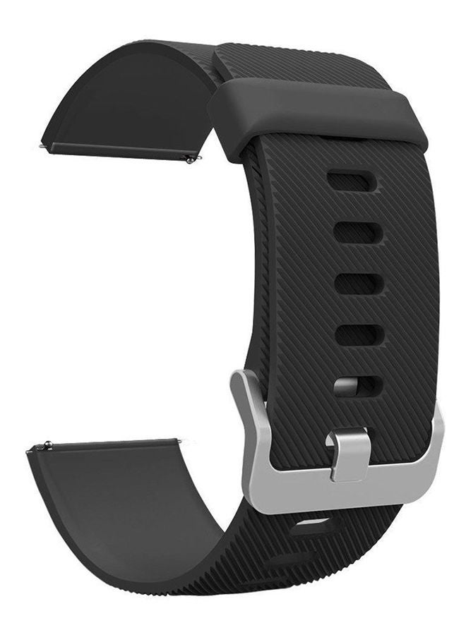 نيبمينينت سوار بديل مصنوع من السيليكون لساعة فيتيبت بليز الذكية أسود - Image 1
