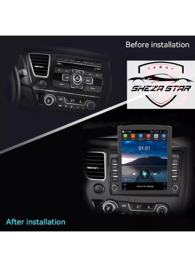 SHEZA STAR Android Car Stereo for Honda Civic 2013-2017 2GB RAM 32GB ROM Support Carplay, M-Link Wi-Fi BT, Radio GPS, 9.7 Inch IPS Touch Screen with AHD Camera Included  - Image 2