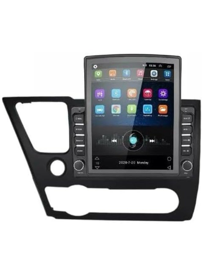 SHEZA STAR Android Car Stereo for Honda Civic 2013-2017 2GB RAM 32GB ROM Support Carplay, M-Link Wi-Fi BT, Radio GPS, 9.7 Inch IPS Touch Screen with AHD Camera Included  - Image 1