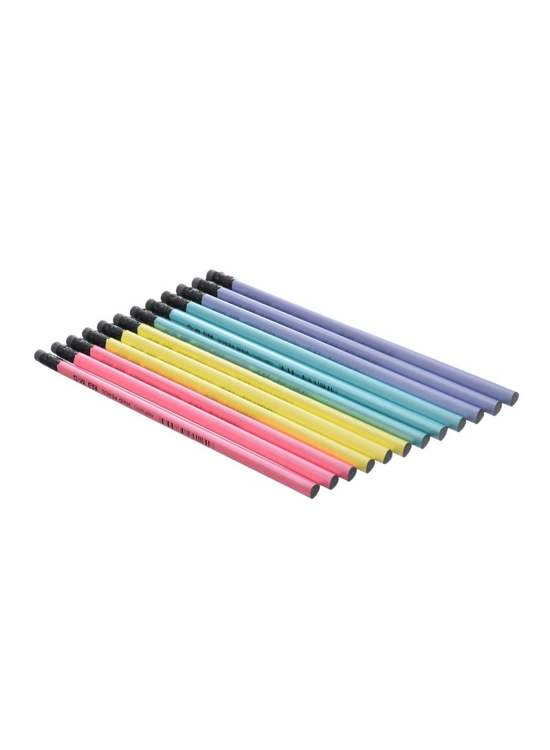 M&G Vivid 2B Woodfree Triangle pencil  , 12 pcs in the box - Image 4
