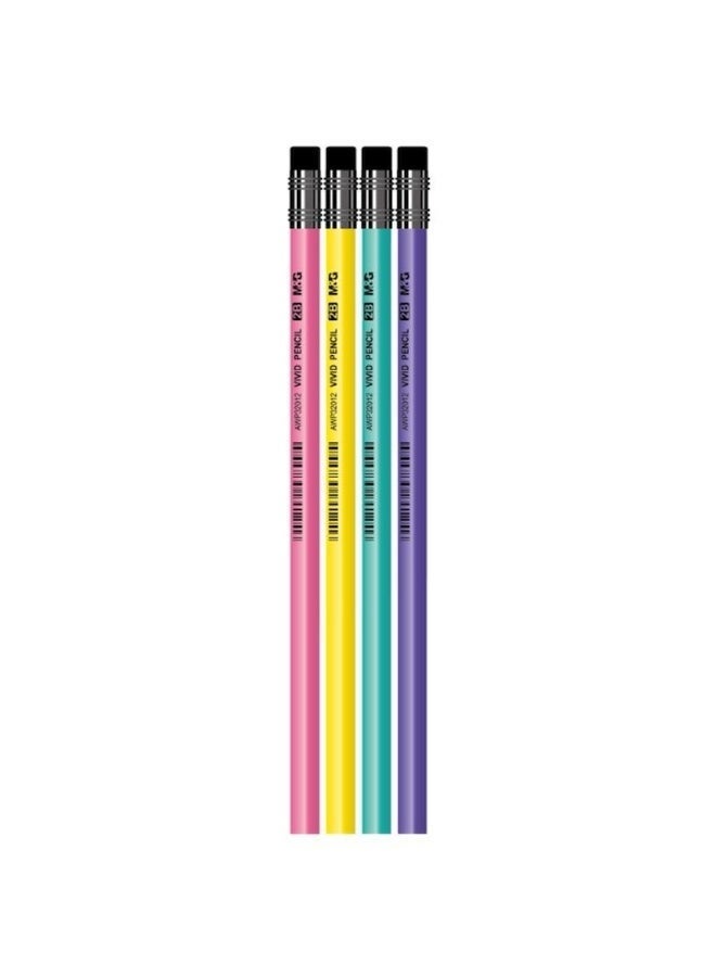 M&G Vivid 2B Woodfree Triangle pencil  , 12 pcs in the box - Image 2