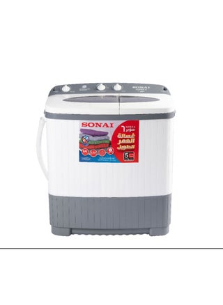 Sonai SUPER Washing Machine, 6 KG, Half Automatic WM, Wash & Spin Timer, White / Grey - MAR-266 - pzsku/Z3DA318B5236F28BA247DZ/45/_/1689516507/23682976-69c0-4abc-959c-3702af7001a8