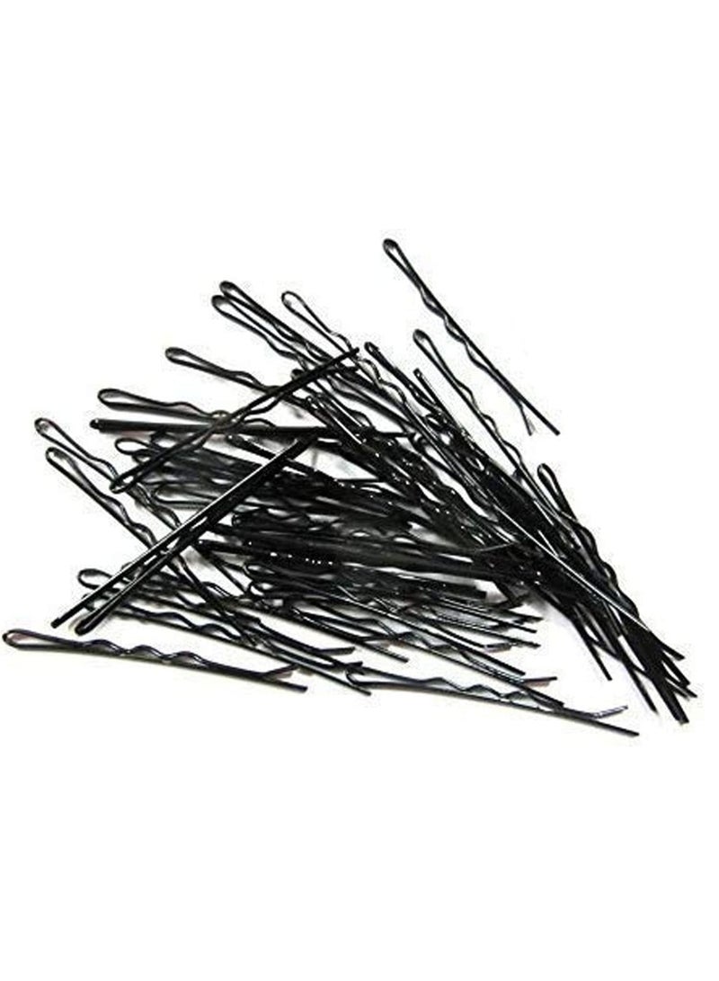 Accessories 22 Metal Hair Clips Bobby Pins, U Pins, Tic Tac Styling Pins, Juda Pin, Hair Dressing Salon Tool Kit for Women and Girls Accessories Set (Black, Medium, Pack of 3-24pcs). - Image 2