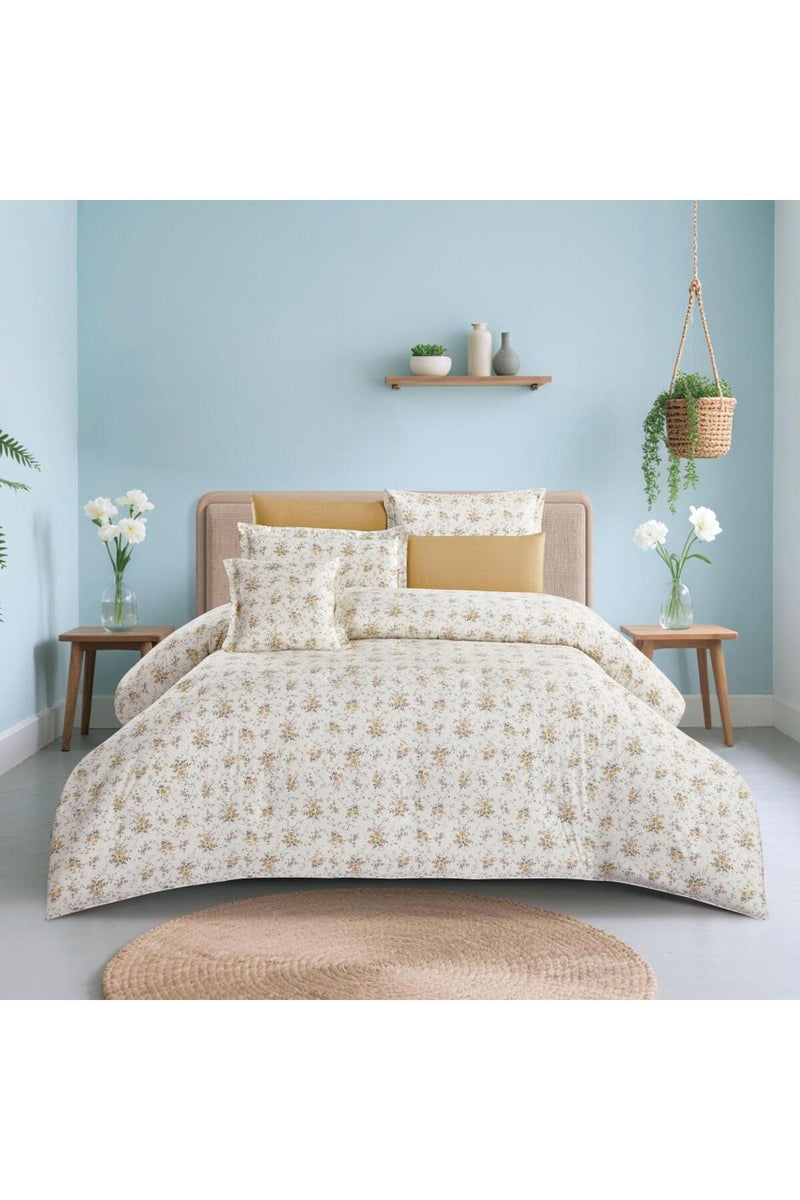 Melen Summer Cotton Double Bedspread 8-Piece - Zafira - Cream - Gray - Image 2