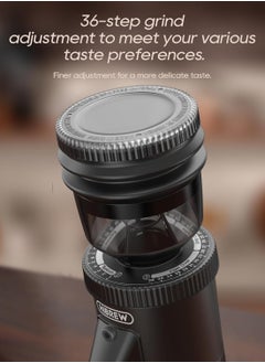 HiBREW HiBREW G5 Coffee Grinder, Electric Conical Burr Coffee Grinder with 36 Grind Setting, 50g Capacity, Aluminum Alloy Body, Suitable for Espresso Turkish Pour Over Drip Coffee  - Image 2