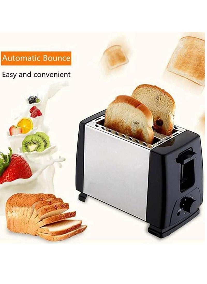 Generic 2 Slice Bread Toaster with Extra Wide Slots with Adjustable Browning Control & High Lift Lever | Stainless Steel Toaster for Perfect Toast, Bagels, and Waffles  - Image 5
