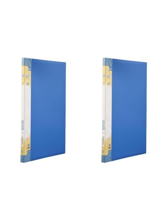 سولو ملف سولو PL-301 بدون ثقب (مشبك ذراع) A4 - أزرق (عبوة من قطعتين) - Image 2