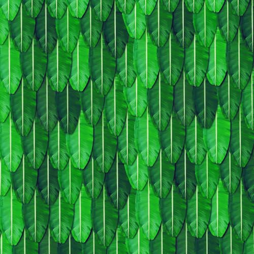 Backdropon Wedding Backdrop Cloth Banana Leaf for All Festivals/House Hold Functions/Ceremonies Banana Leaf Design (Aaritaku) Design Size 8 Feet Height * 8 Feet Width (8 * 8) - Image 2