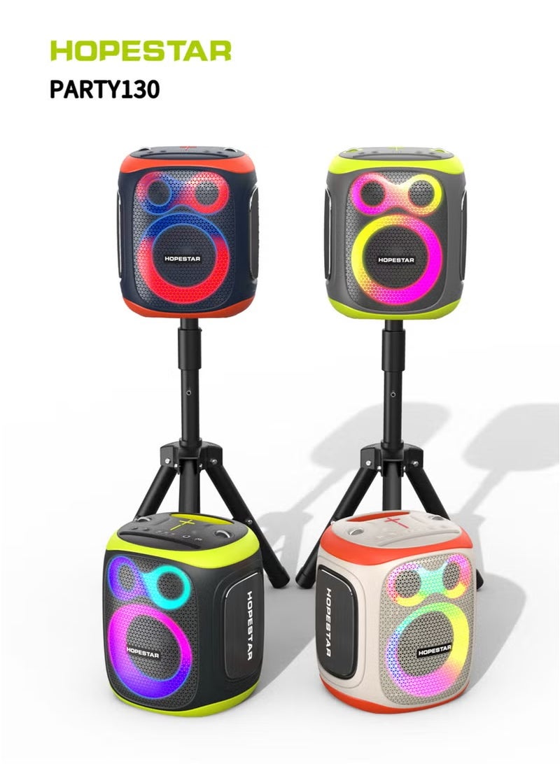 HOPESTAR PARTY130 Portable Bluetooth Speaker 120W Powerful Bass, TWS Function, 10 Hours Playtime, IPX6 Waterproof, Wireless Mic Support - Image 1