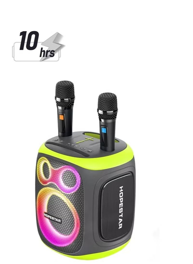 HOPESTAR PARTY130 Portable Bluetooth Speaker 120W Powerful Bass, TWS Function, 10 Hours Playtime, IPX6 Waterproof, Wireless Mic Support - Image 2