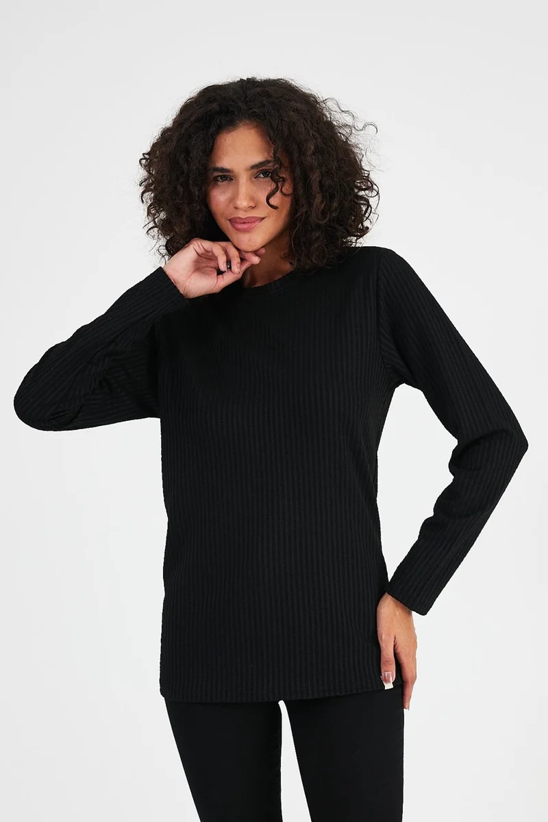 الكسندر جاردي Crew Neck Loose Thin SWEATHIRT(E24-279-BYN)