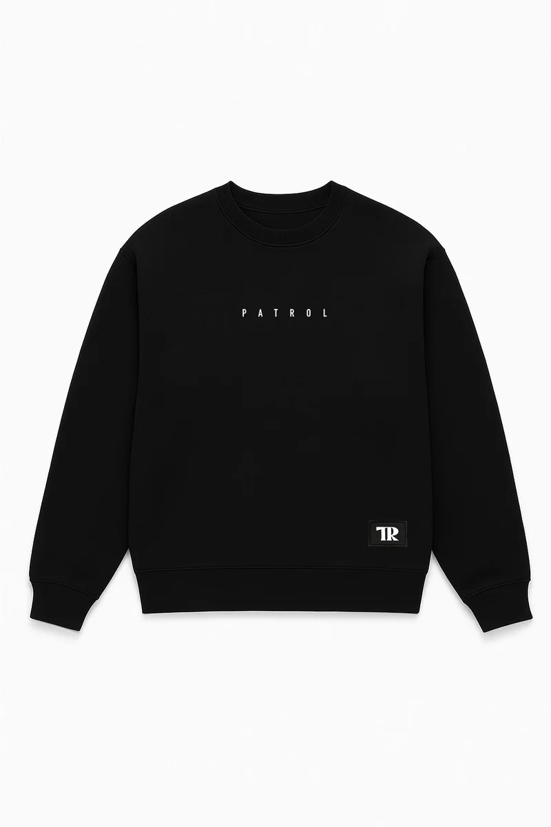 Terribly Real PATROL OG Black Sweatshirt