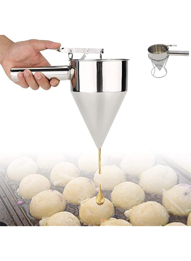 S-TOP Stainless Steel Dispenser for Cupcakes Takoyaki Donut Cupcake Batter Any Baked Goods Desserts Making Bakery Use Transferring Liquid tool - Image 1
