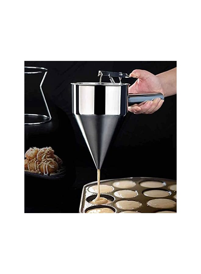 S-TOP Stainless Steel Dispenser for Cupcakes Takoyaki Donut Cupcake Batter Any Baked Goods Desserts Making Bakery Use Transferring Liquid tool - Image 5