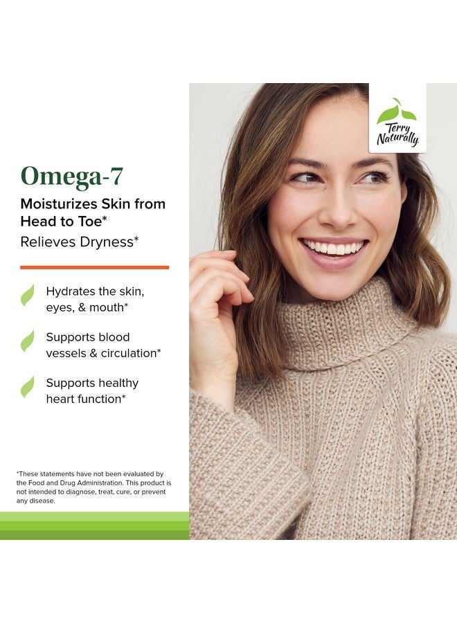 Terry Naturally Omega-7 - Dietary Supplement with Essential Fatty Acids - Nutritional Supplement to Support Skin Health with Sea Buckthorn, Berry Pulp & Seed Oil - 60 Softgels - Image 3