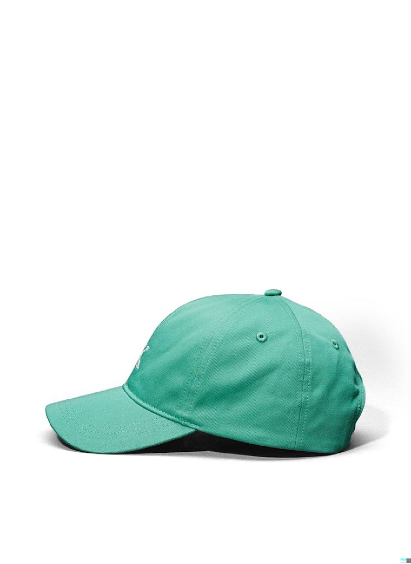 Calvin Klein Jeans Kids' Cotton Monogram Cap - Cotton, Green  - Image 3