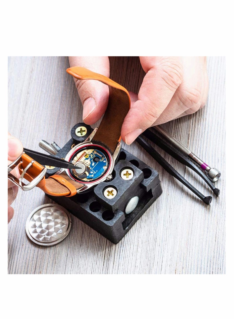 Excefore Tweezers Set Black High Precision Tip Static-free Plastic Tweezer - Image 3