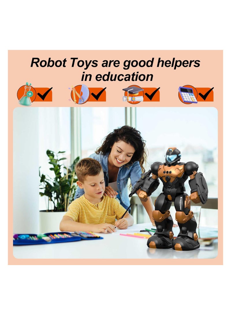 Robot Toys for Kids, Voice Control, with Gesture Sensing Control, Metal Smart Walking Dancing Robot Toy, Programmable Remote Control Robot, Robot Toys with Music Dancing Functions for Toddler  - Image 4