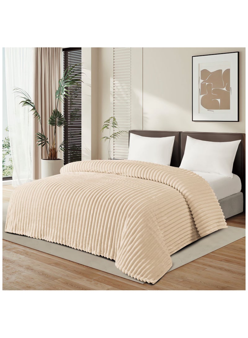 Soft touch summer bed blanket, 1.5 kg, king size, 220x200 cm