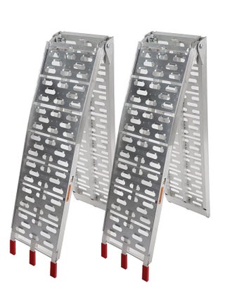 2PC Aluminum Loading Ramps, Heavy-Duty 1500lbs Capacity Ramp, for Loading Motorcycles, ATVs, Dirt Bike, Portable Folding Motorcycle Ramp, Multifold Portable Folding Ramp with Easy Rubber Handle - pzsku/Z3DA3BB02C246F23CB028Z/45/_/1719567374/f09aefc9-f89d-4dc4-bcbe-6223e048c0fa