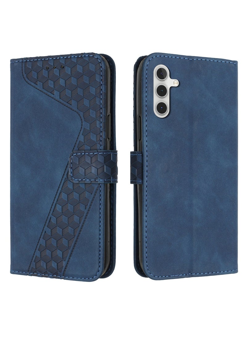 General Case for Samsung Galaxy A55 5G Case, Premium PU Leather Wallet Case Card Holder Kickstand Magnetic Closure Plaid Design Flip Folio Protective Phone Cover for Samsung Galaxy A55 5G  - Image 1