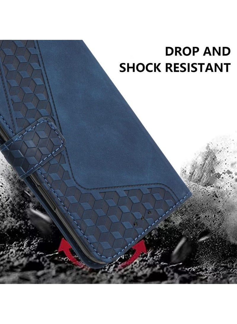 General Case for Samsung Galaxy A55 5G Case, Premium PU Leather Wallet Case Card Holder Kickstand Magnetic Closure Plaid Design Flip Folio Protective Phone Cover for Samsung Galaxy A55 5G  - Image 4