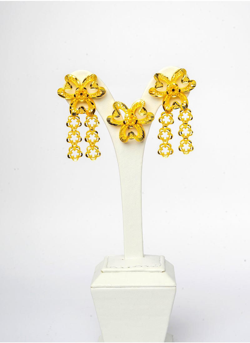 Generic - AL INARA GOLD PLATED JEWELLERY- SHORT NECKLACE - Image 1