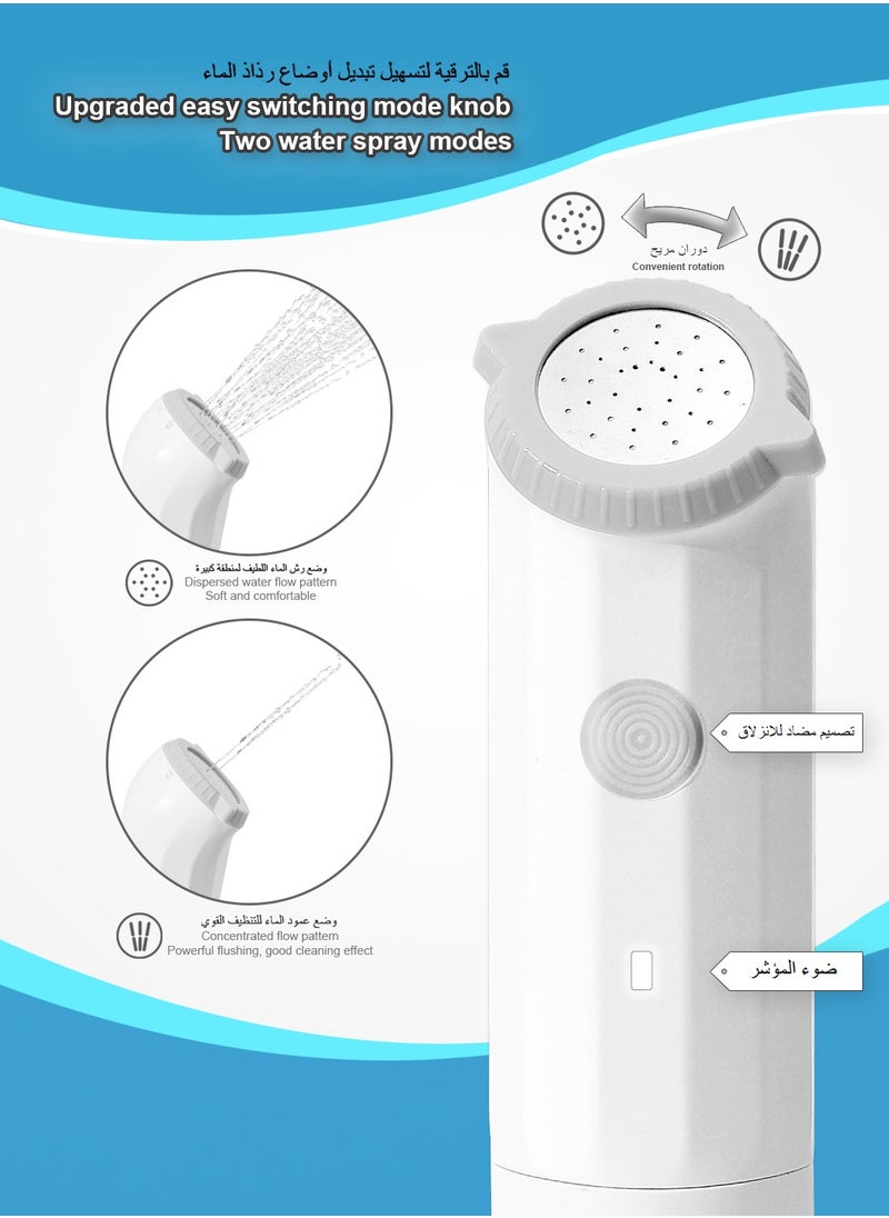 LUCKIER - LUCKIER 2nd Upgrade Electric Portable Shattaf/Bidet for Travel,Handheld Personal Bidet,Mini Bidet Sprayer, Pocket Bidet Sprayer for Toilet, Baby Care, Camping,Muslim Shower,Hotel,Home,Maternal Care - Image 1