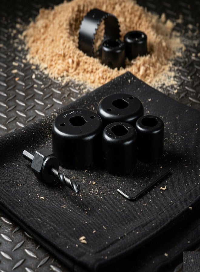 DeoDap Hole Saw Drill Bit Cutting Cutter Round Circular 32Mm/38Mm/44Mm/54Mm (6 pcs) - Image 4