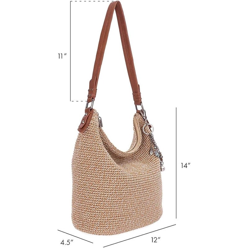 The Sak womens Sequoia Hobo Bag in Hand-crochet Sequoia Hobo Bag in Hand-Crochet, Soft & Slouchy Silhouette, Timeless & Elevated Design - Image 4